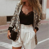 Blazer Animal Print Serpent Sua Boutique