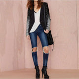 Blazer Mangas Shine Sua Boutique