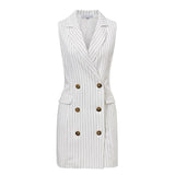 Blazer Vestido Pocket Button Sua Boutique