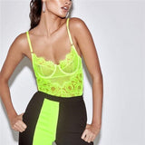 Body Renda Neon Sua Boutique