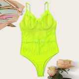 Body Renda Neon Sua Boutique