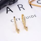 Brinco Argola Zirconia Letras Sua Boutique