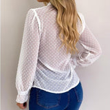 Camisa Chiffon Long Fashion Sua Boutique