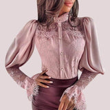 Camisa Chiffon Long Fashion Sua Boutique