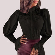 Camisa Chiffon Long Fashion Sua Boutique