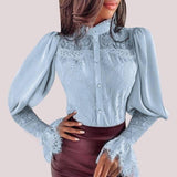 Camisa Chiffon Long Fashion Sua Boutique