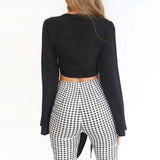 Camisa Cropped Laço Sua Boutique