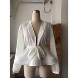 Camisa Feminina - Decote V Sua Boutique