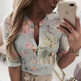 Camisa Flowers Woman Sua Boutique