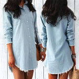 Camisa Long Denim Sharon Sua Boutique