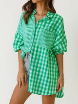 Camisa Long Xadrez Pop Sua Boutique