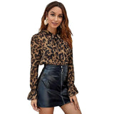 Camisa Shay Animal Print Chifon Sua Boutique