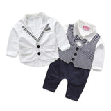 Conjunto Infantil Cardigan com Gravata Sua Boutique