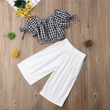 Conjunto Infantil Xadrez White Sua Boutique