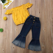 Conjunto Infantil - Yellow Babado Sua Boutique