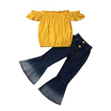 Conjunto Infantil - Yellow Babado Sua Boutique