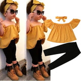 Conjunto Infantil Yellow Laço Sua Boutique