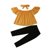 Conjunto Infantil Yellow Laço Sua Boutique