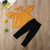 Conjunto Infantil Yellow Laço Sua Boutique