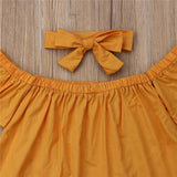 Conjunto Infantil Yellow Laço Sua Boutique