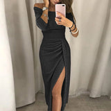 Vestido Sexy com Fenda Lateral Sua Boutique