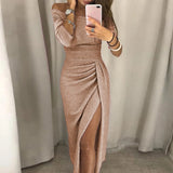 Vestido Sexy com Fenda Lateral Sua Boutique