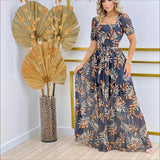 Vestido Longo Floral Veneza Sua Boutique