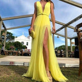 Vestido Longo Mariah Fenda Dupla Sua Boutique