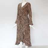 Vestido Midi Animal Print Ísis Sua Boutique