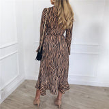 Vestido Midi Animal Print Ísis Sua Boutique