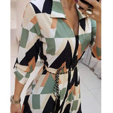 Vestido Midi Geometric Sua Boutique