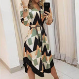 Vestido Midi Geometric Sua Boutique