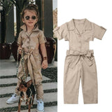 Conjunto Infantil - Macacão Safari NaModa Store