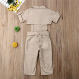 Conjunto Infantil - Macacão Safari NaModa Store