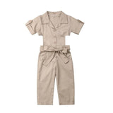 Conjunto Infantil - Macacão Safari NaModa Store